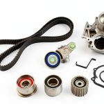 Aisin Water Pump Timing Belt Kit Aluminum Ceramic-0