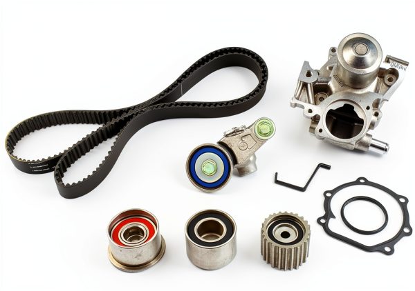 Aisin Water Pump Timing Belt Kit Aluminum Ceramic-0