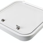 Leisure Coachworks White Aluminum RV Baggage Compartment-0