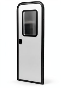RV Entry Door Leisure Coachworks Fiberglass Black-0