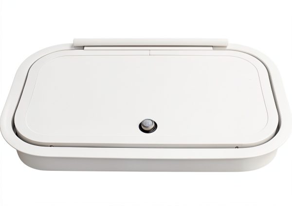 Leisure Coachworks RV Baggage Door 18x10 White Aluminum-5