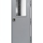 RV Entrance Door Lippert Polar White 24" x 70" Aluminum Frame-0