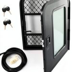 labwork RV Entrance Door with Screen Stemless Aluminum Frame-0