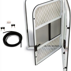 RV Entrance Door Thomletha White Steel Stemless 660x914mm-0