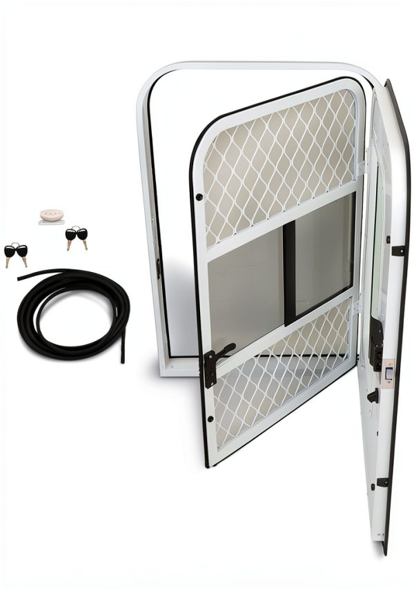 RV Entrance Door Thomletha White Steel Stemless 660x914mm-0