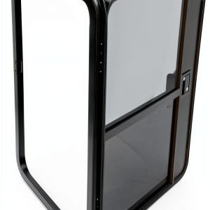 PureLinensliey RV Entry Door XJ9172 Polished Aluminum Teardrop-0