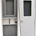 RV Entrance Door AP Products Polar White Aluminum 015-217708 RH-0
