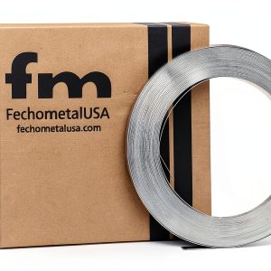 Stainless Steel Band 3/4" Wide x 0.030" Thick 100ft Roll Fechometal-0