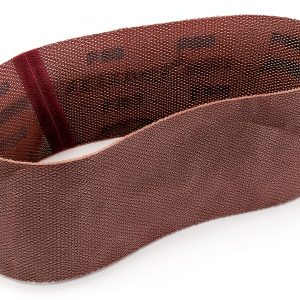 Mirka Net Abrasive Belt 4x24 P80 4-in Wide Industrial Sanding Band-0