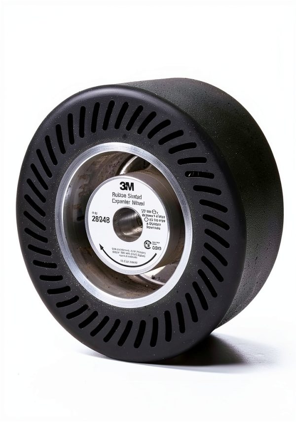 Cubitron II Cloth Band 341D, 3' Diameter x 3' Width, 80 Grit, Brown (Pack of 50)-1