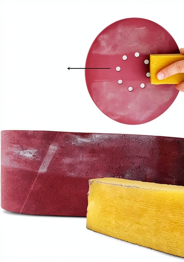 Abrasive Cleaning Sanding Belt - Pizarra C Size Yellow Rubber Cleaner-4